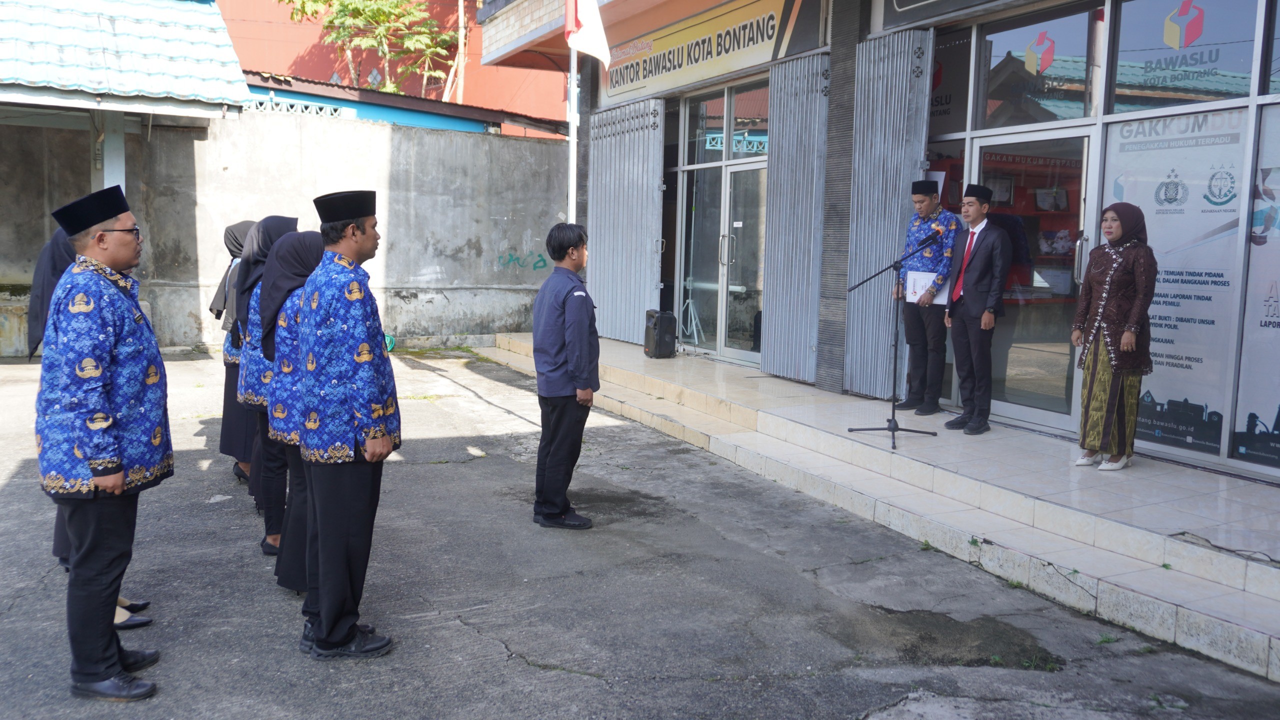 Peringati Hari Kesaktian Pancasila, Bawaslu Bontang Gelar Upacara, Rabu (01/10/2025)