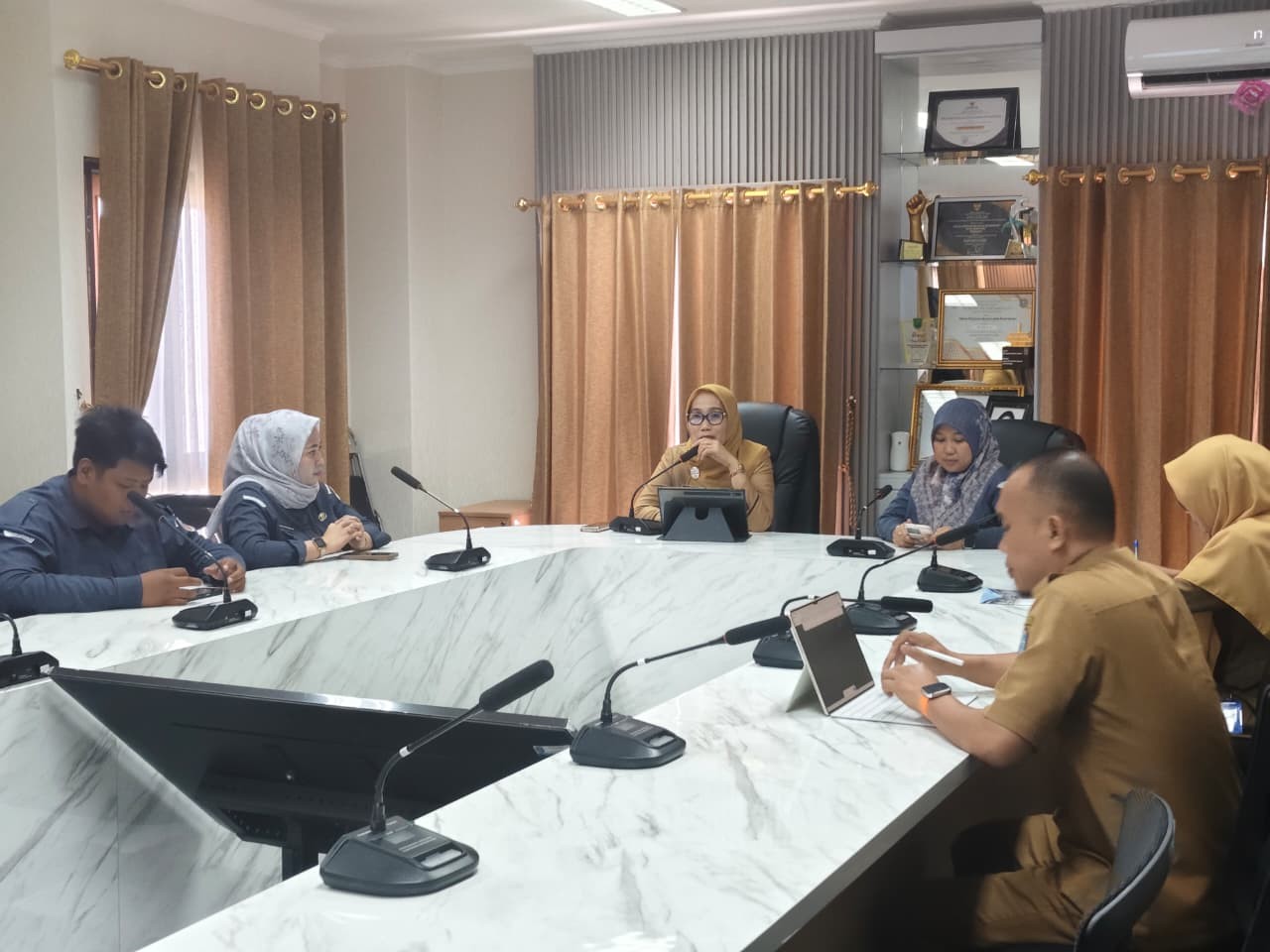 Koordinasi dengan DPK Bontang