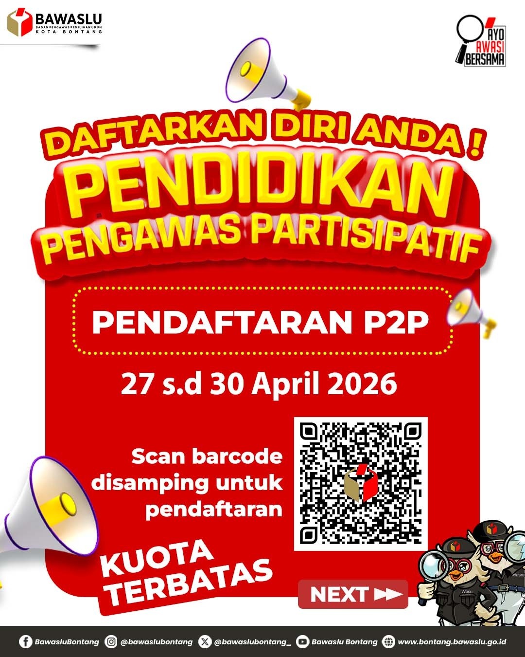 p2p Bawaslu Bontang