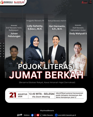 Pojok Literasi, 21 Agustus 2026 