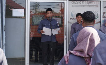 Bawaslu Bontang melaksanakan upacara hari kesaktian Pancasila 1 Oktober 2024