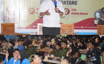 Bawaslu Bontang Gelar Sosialisasi Pengawasan Partisipatif, Ajak Mahasiswa dan Pemuda Awasi Pilkada Serentak 2024, Rabu (06/11/2024) di Cafe Gading Asmara