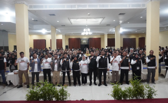 Apel Siaga Pengawasan “Mengawal Pilkada Serentak 2024 Untuk Demokrasi Yang Berintegritas”, bertempat di Ballroom Hotel Bintang Sintuk Bontang pada Kamis (21/11/2024).