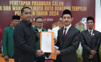 Badan Pengawas Pemilihan Umum (Bawaslu) Kota Bontang awasi Rapat Pleno Terbuka Penetapan Pasangan Calon Wali Kota dan Wakil Wali Kota pada Pemilihan Tahun 2024, yang dilaksanakan oleh Komisi Pemilihan Umum (KPU) Bontang, Kamis (9/1/2025).