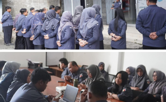 Apel dan Briefing Awal Pekan Bawaslu Bontang, Senin (27/10/2025).