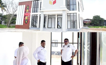 Ketua Bawaslu Kota Bontang, Aldy Artrian menghadiri Peresmian Bangunan Bawaslu Kota Bontang dan Gedung Pemerintah Kota Bontang Dinas Pekerjaan Umum dan Penataan Ruang Kota, (05/2/2025