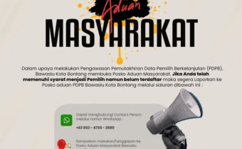 Kawal Pemutakhiran Data Pemilih Berkelanjutan, Bawaslu Bontang Buka Posko Aduan
