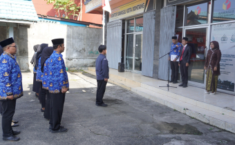 Peringati Hari Kesaktian Pancasila, Bawaslu Bontang Gelar Upacara, Rabu (01/10/2025)