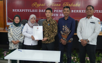 Bawaslu Bontang Kawal Ketat Rapat Pleno Rekapitulasi Daftar Pemilih Berkelanjutan Triwulan I 2026