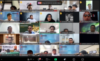 Sosialisasi Monitoring dan Evaluasi (Monev) Keterbukaan Informasi Publik Tahun 2026, Rabu (8/7/2026).
